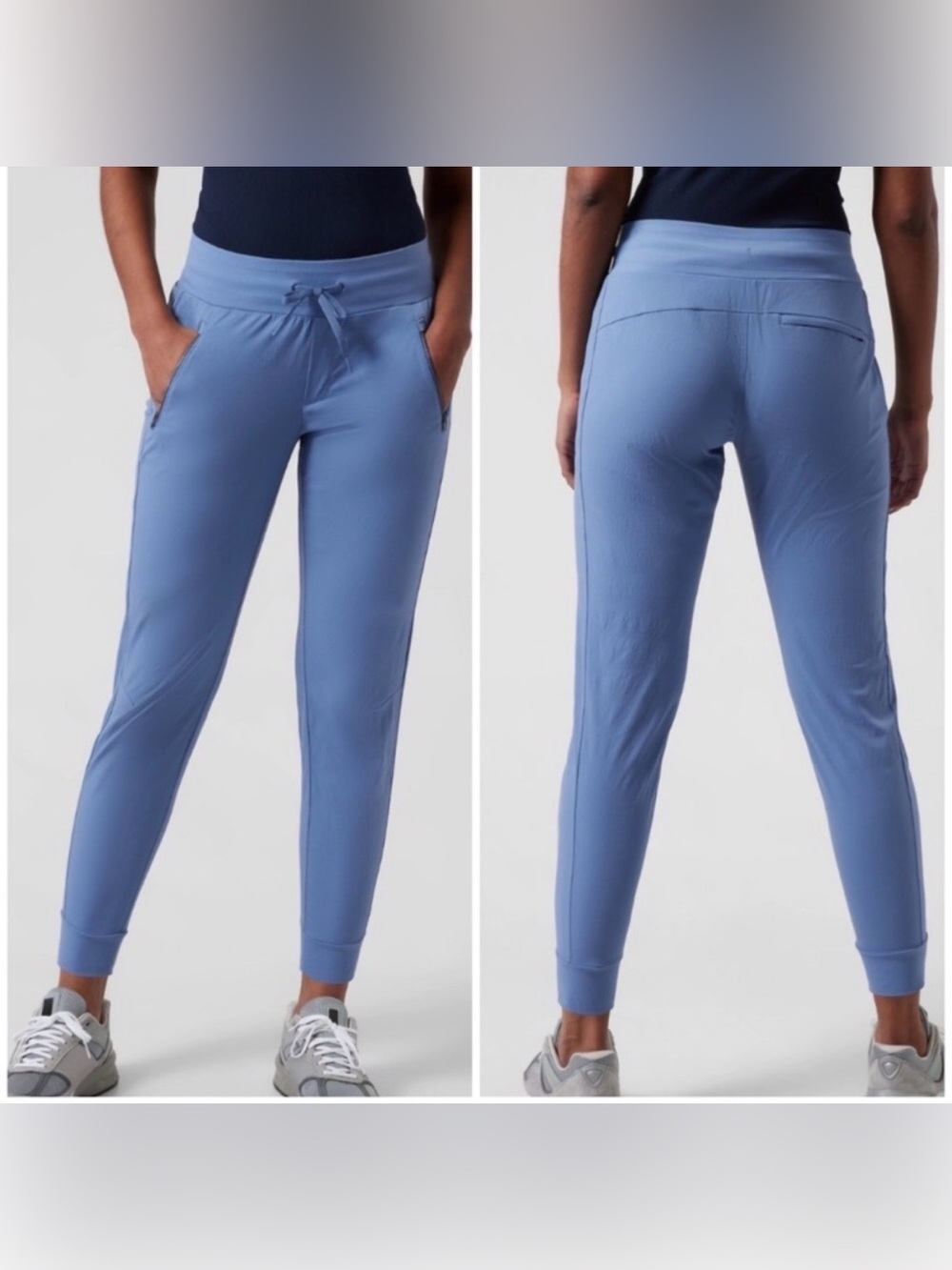 Athleta Light Blue Drawstring Jogger Pants SIZE 2 never worn/ missing tags